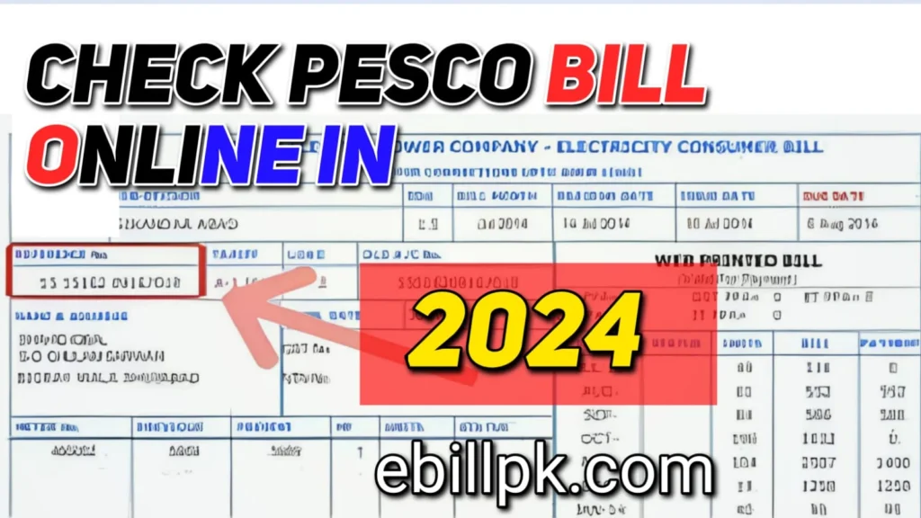 PESCO Online Bill