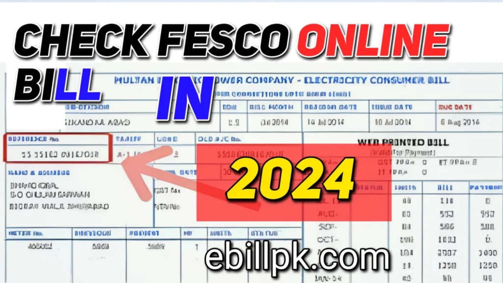 Fesco online bill