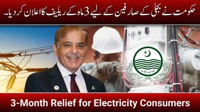 PM announces 3-month relief electricity consumers